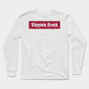 Virginia Beach Flower Long Sleeve T-Shirt